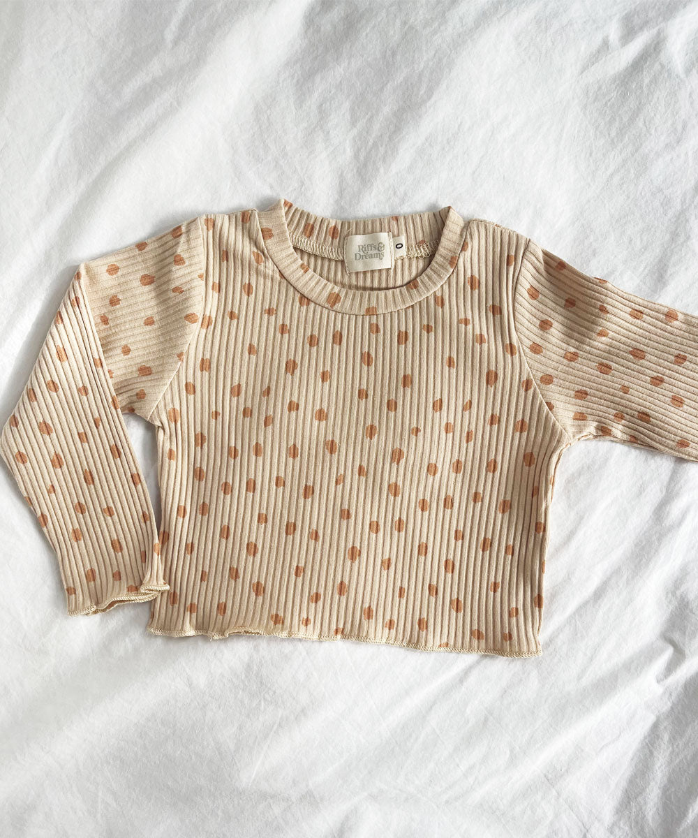 Honey Caramel Long Sleeved Top