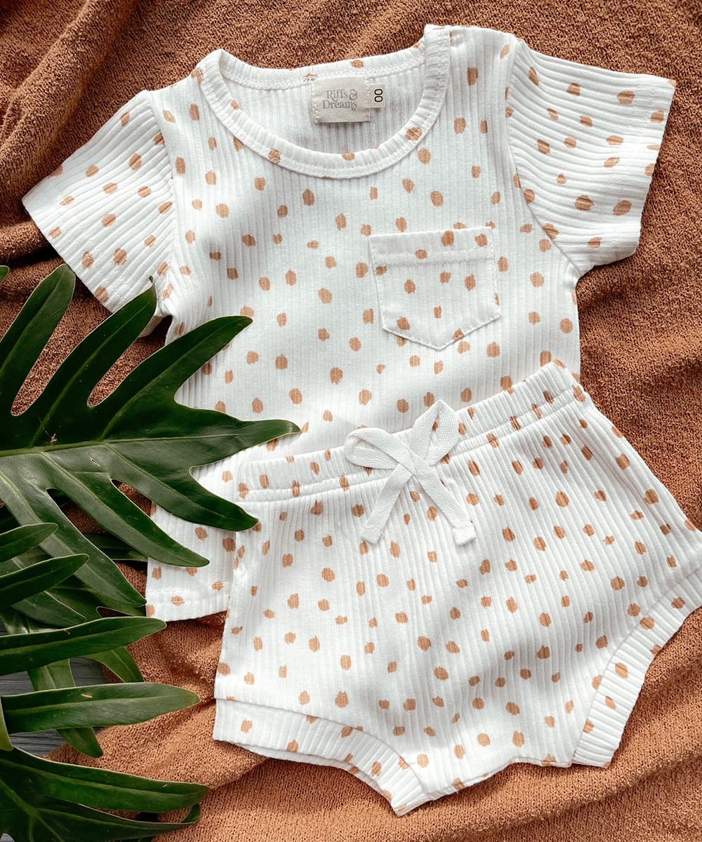 Leppard Top & Shortie Set