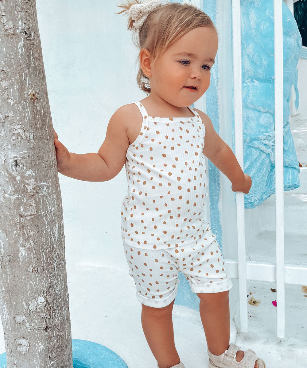 Leppard Tank Top & Capri Pants Set