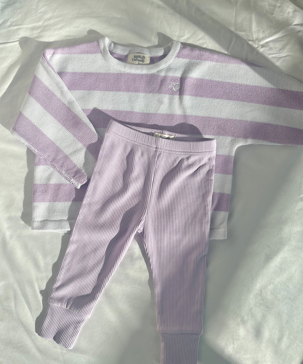 Lilac Long Sleeve Set