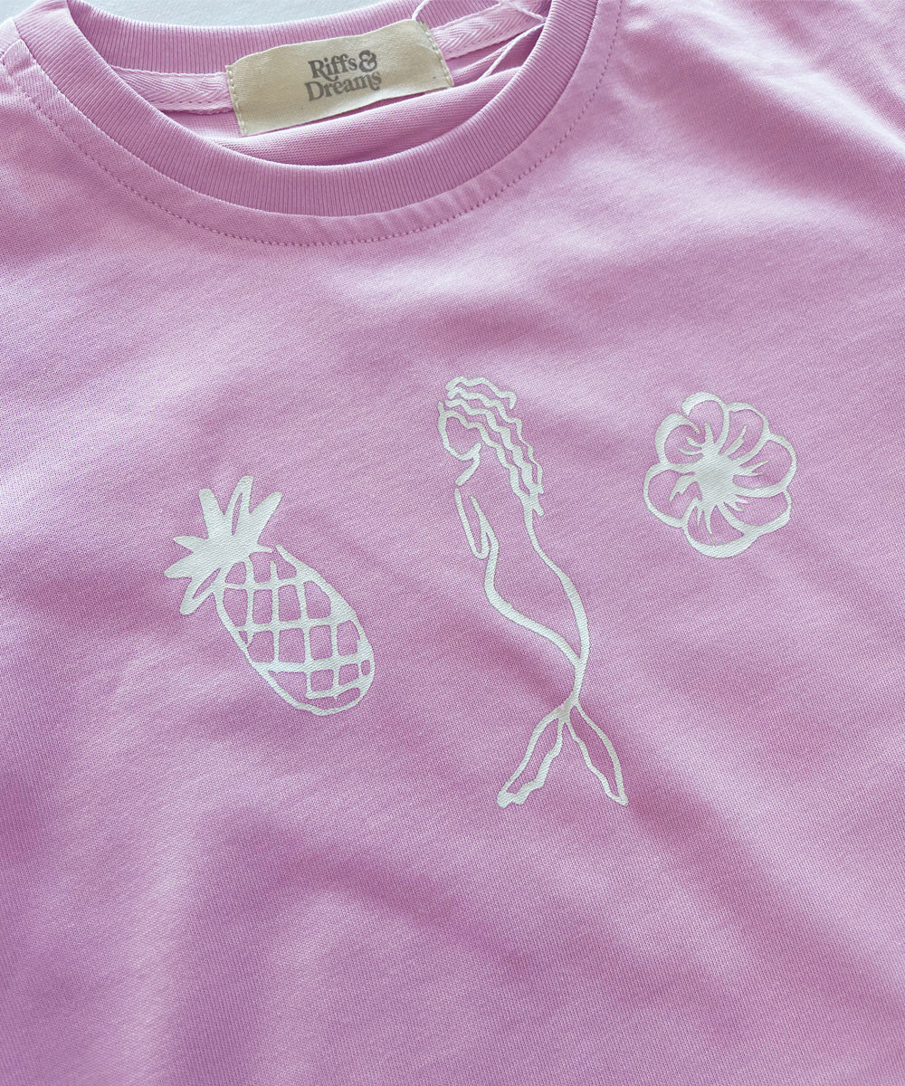 Mermaid Graphic Tee Orchid